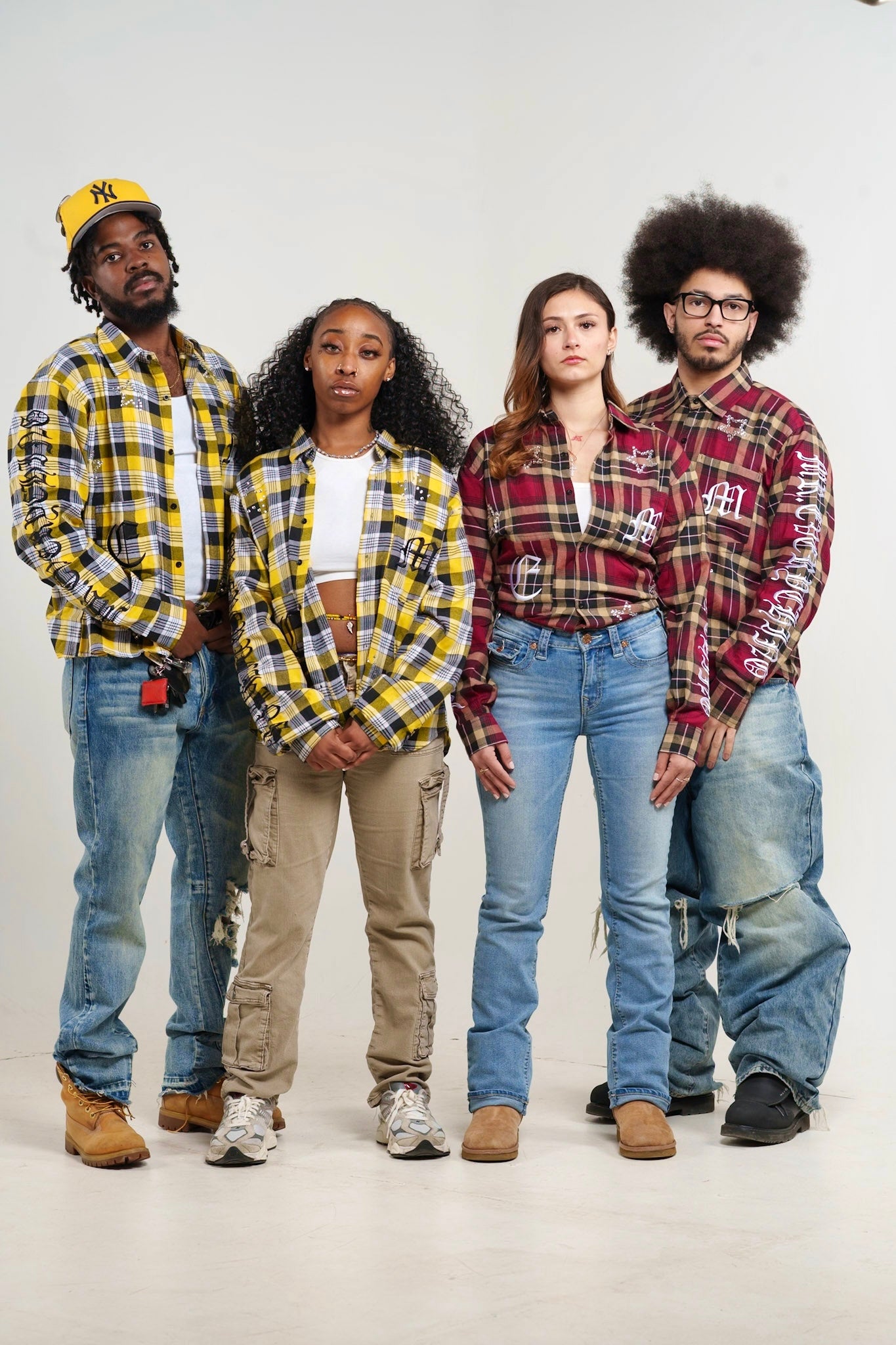 Red Gemstone Flannel