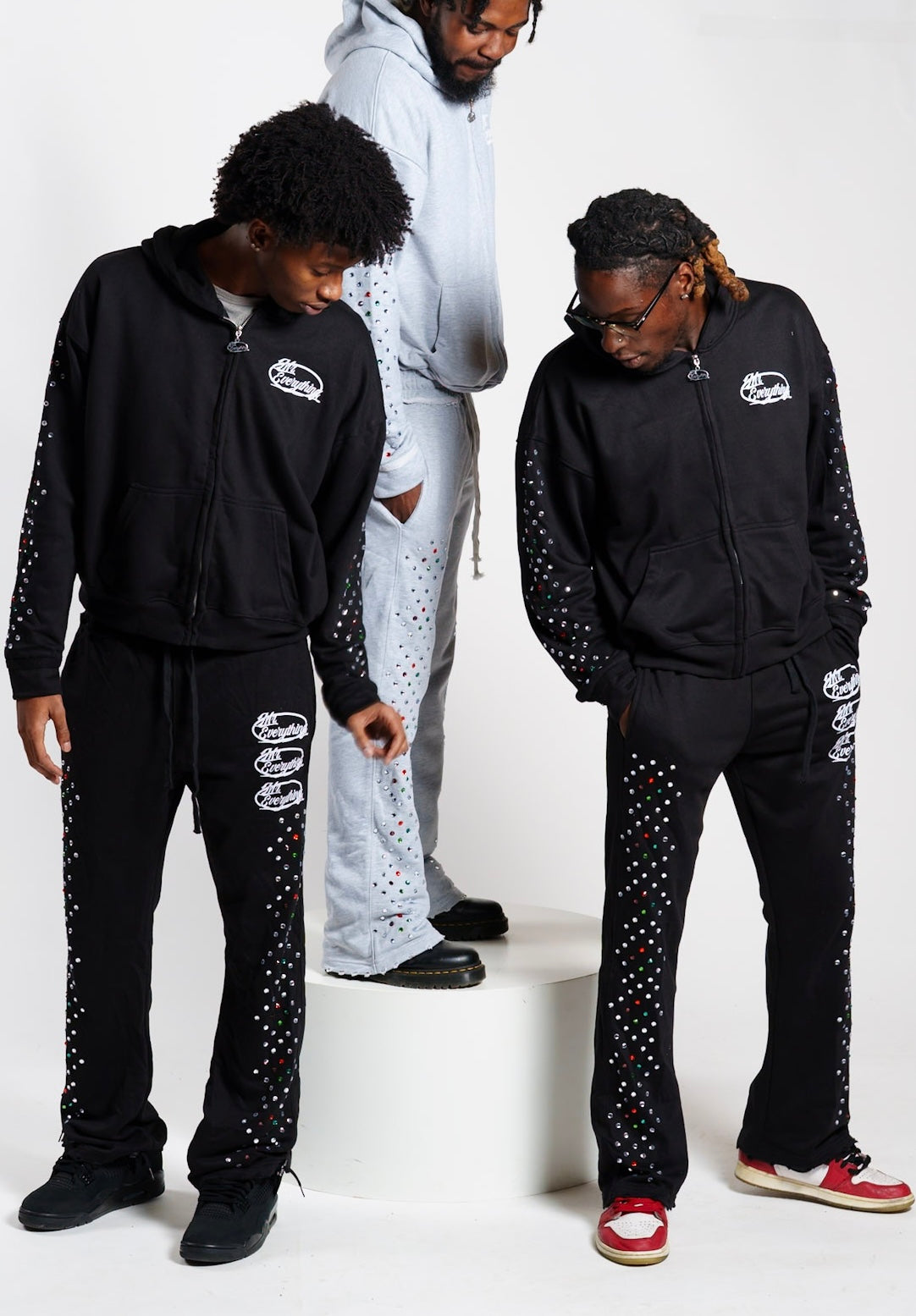 Black Gemstone Sweats