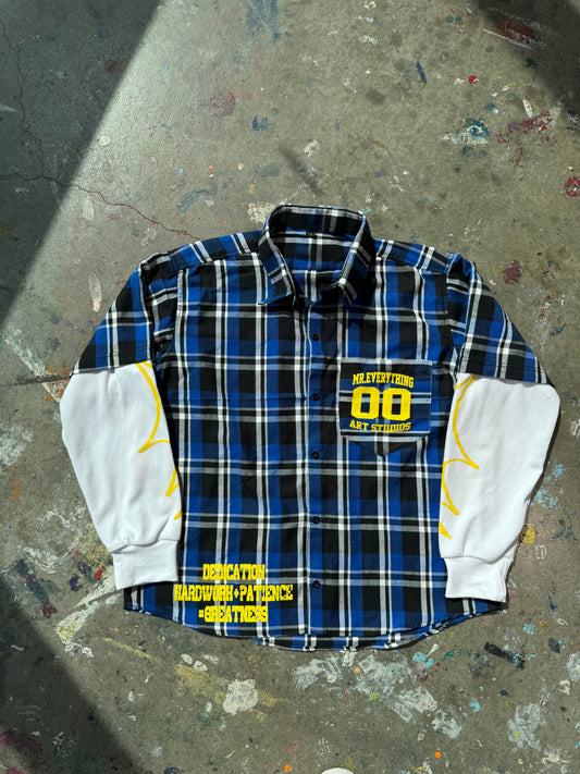 Blue "FOYOS" Flannel