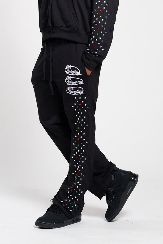 Black Gemstone Sweats