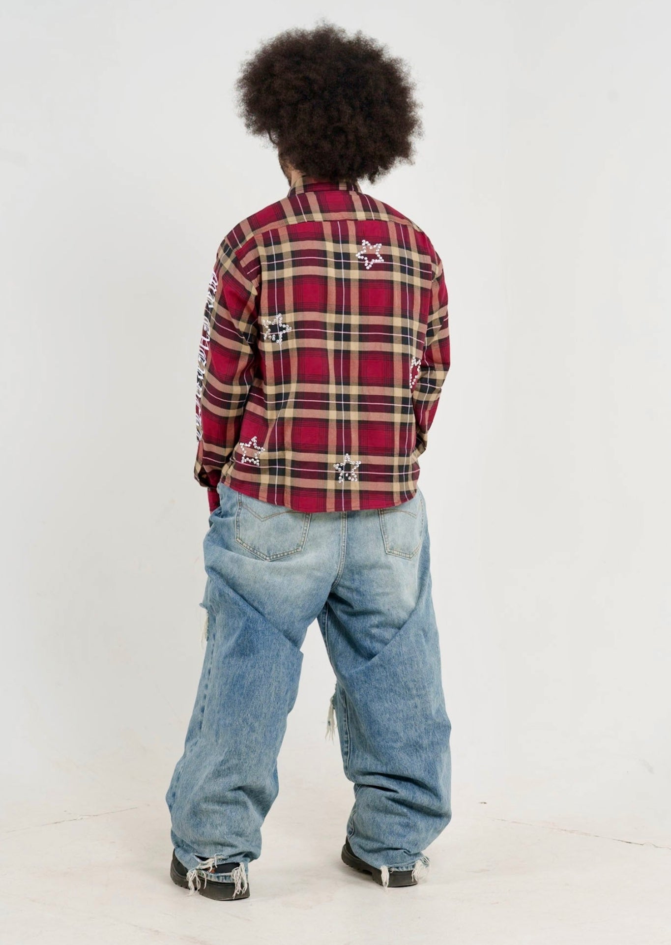 Red Gemstone Flannel