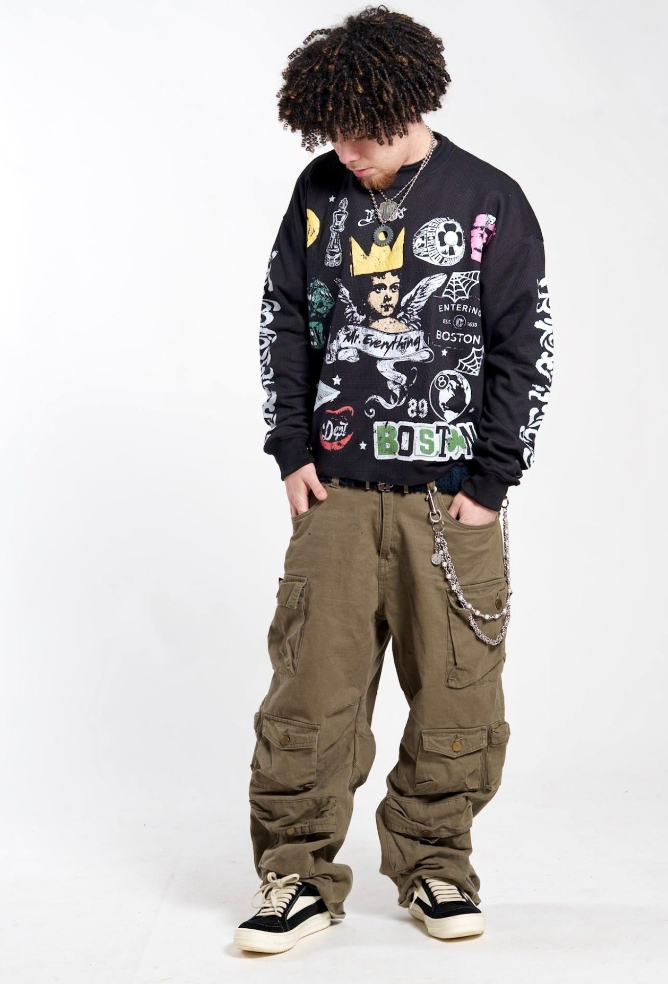 Black Graphic Art Thermal