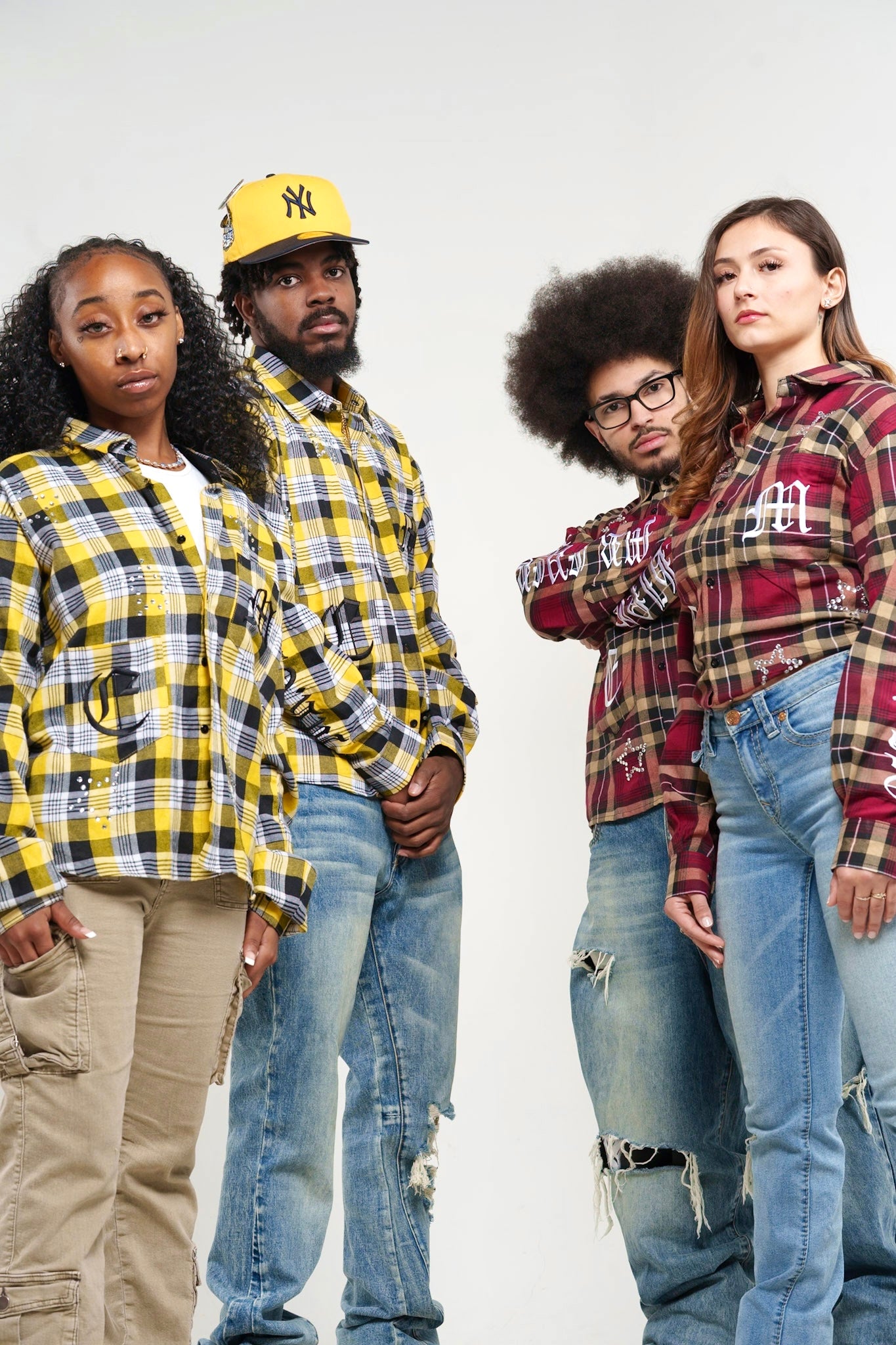 Yellow Gemstone Flannel