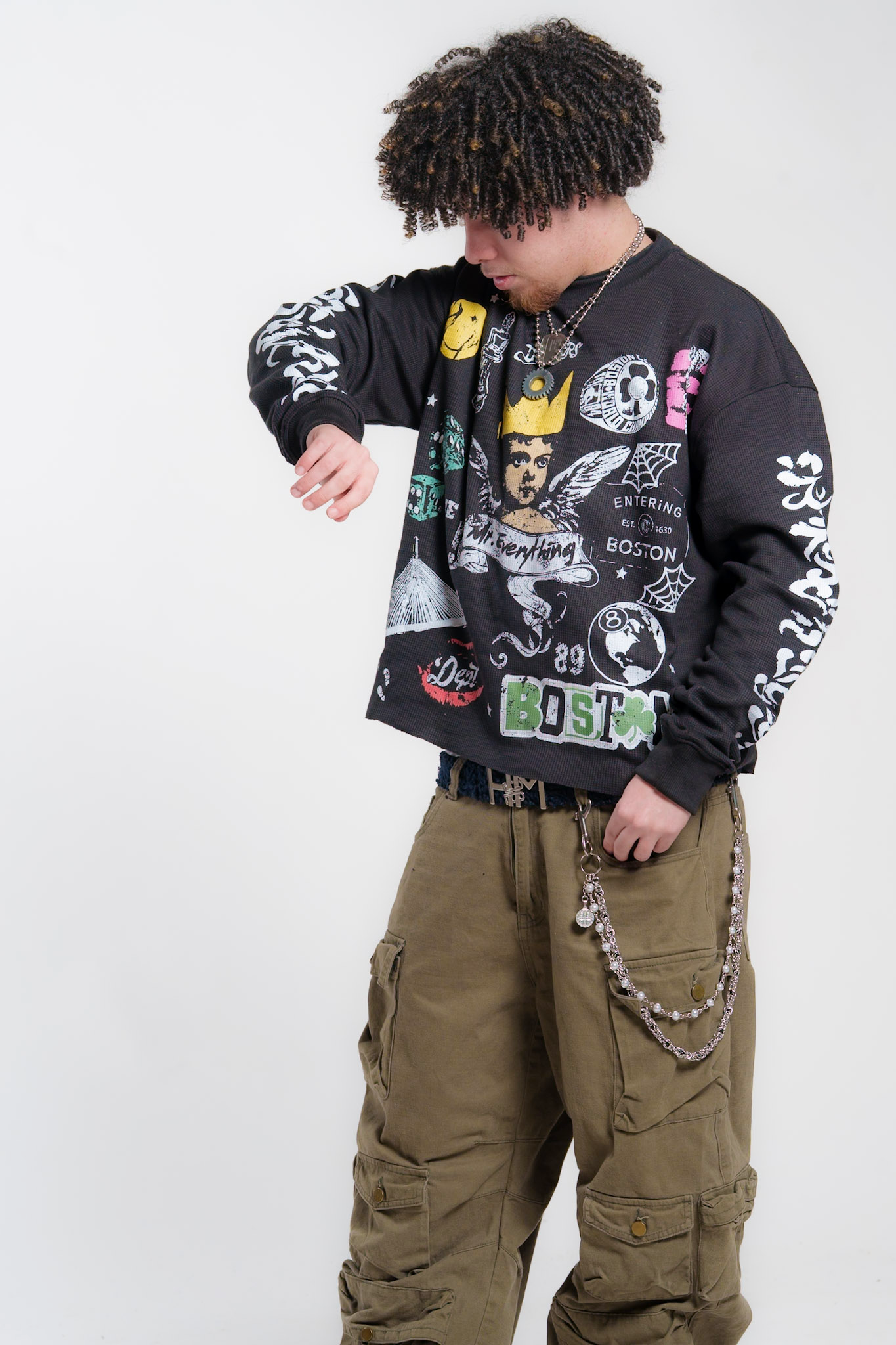 Black Graphic Art Thermal