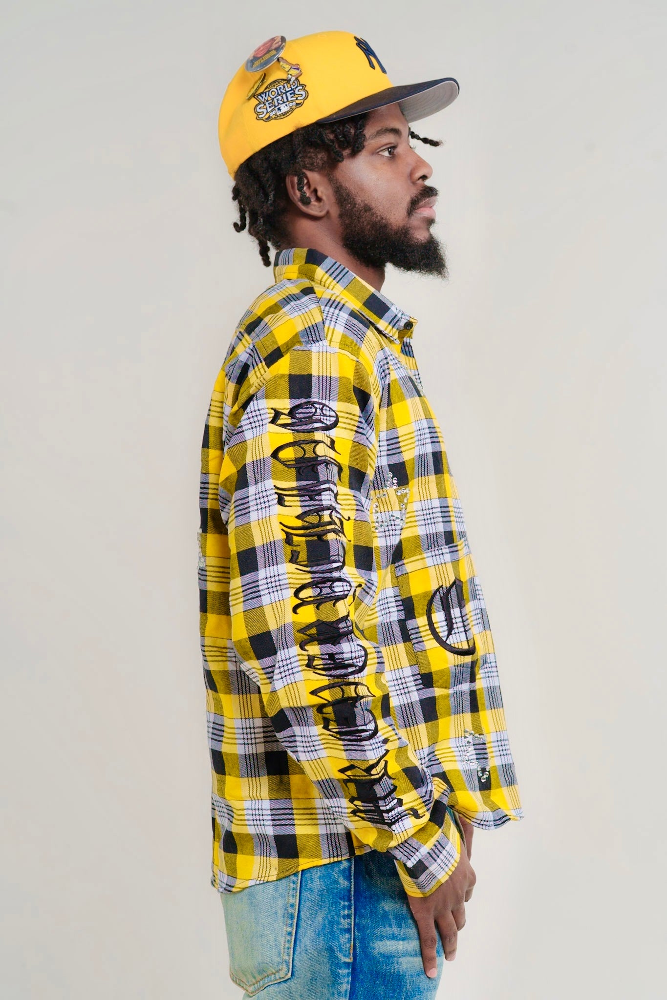 Yellow Gemstone Flannel