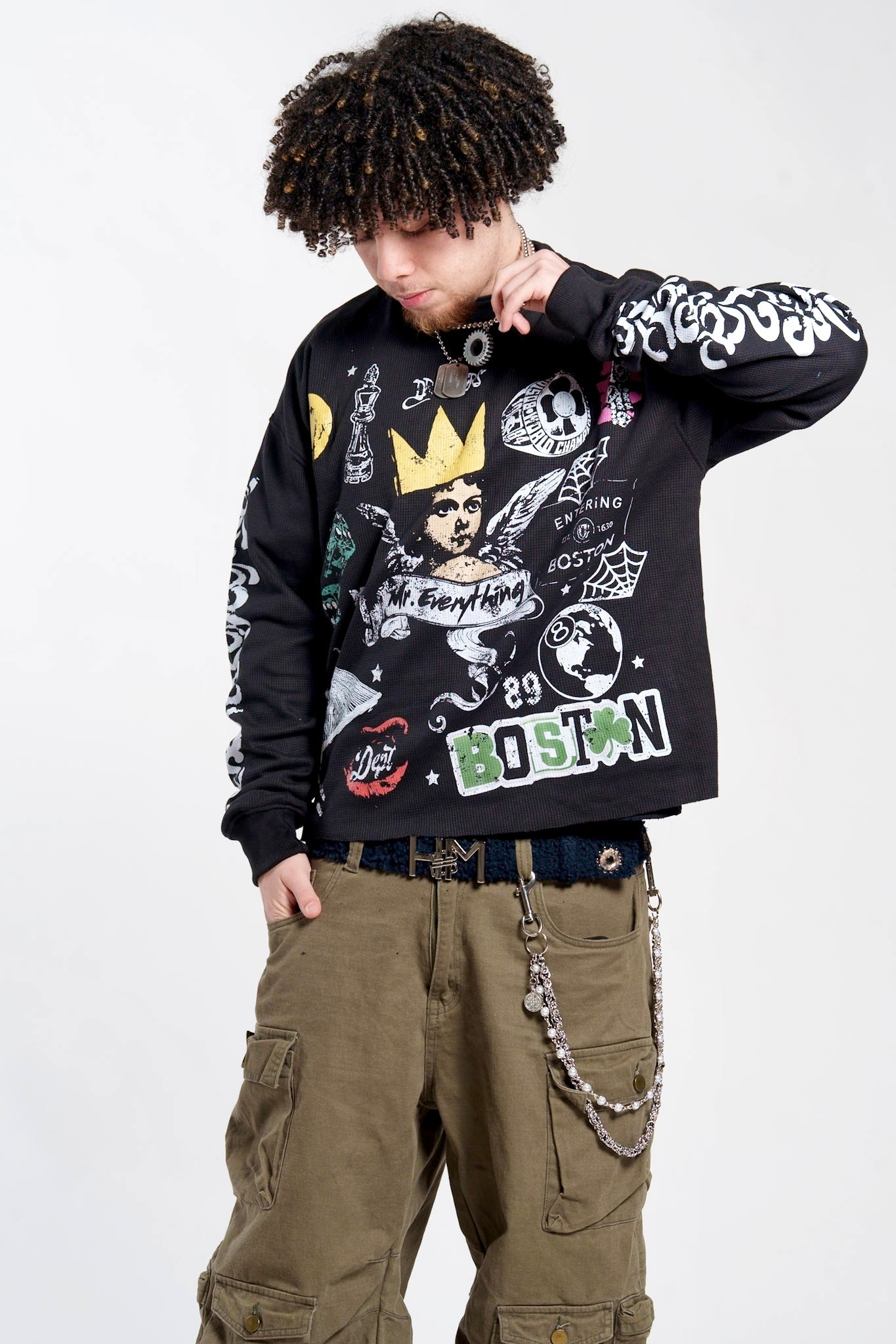 Black Graphic Art Thermal