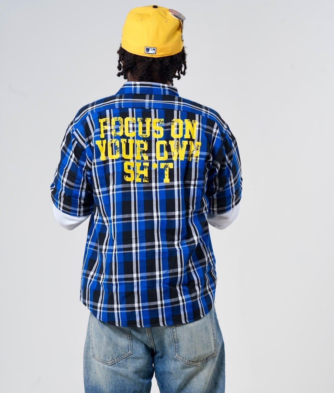 Blue "FOYOS" Flannel