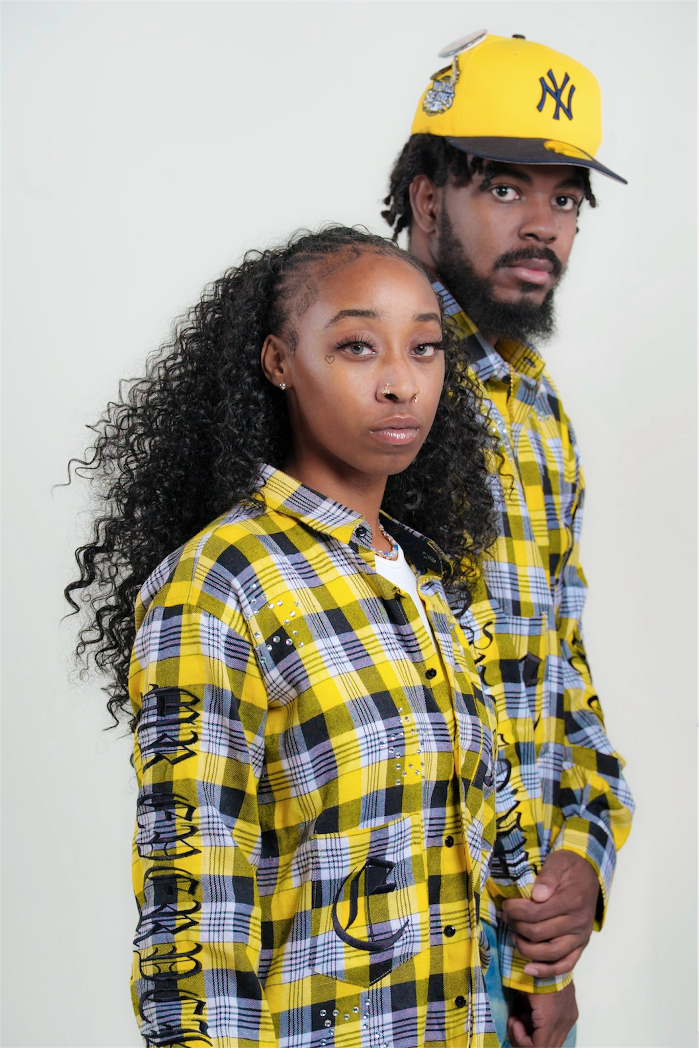 Yellow Gemstone Flannel