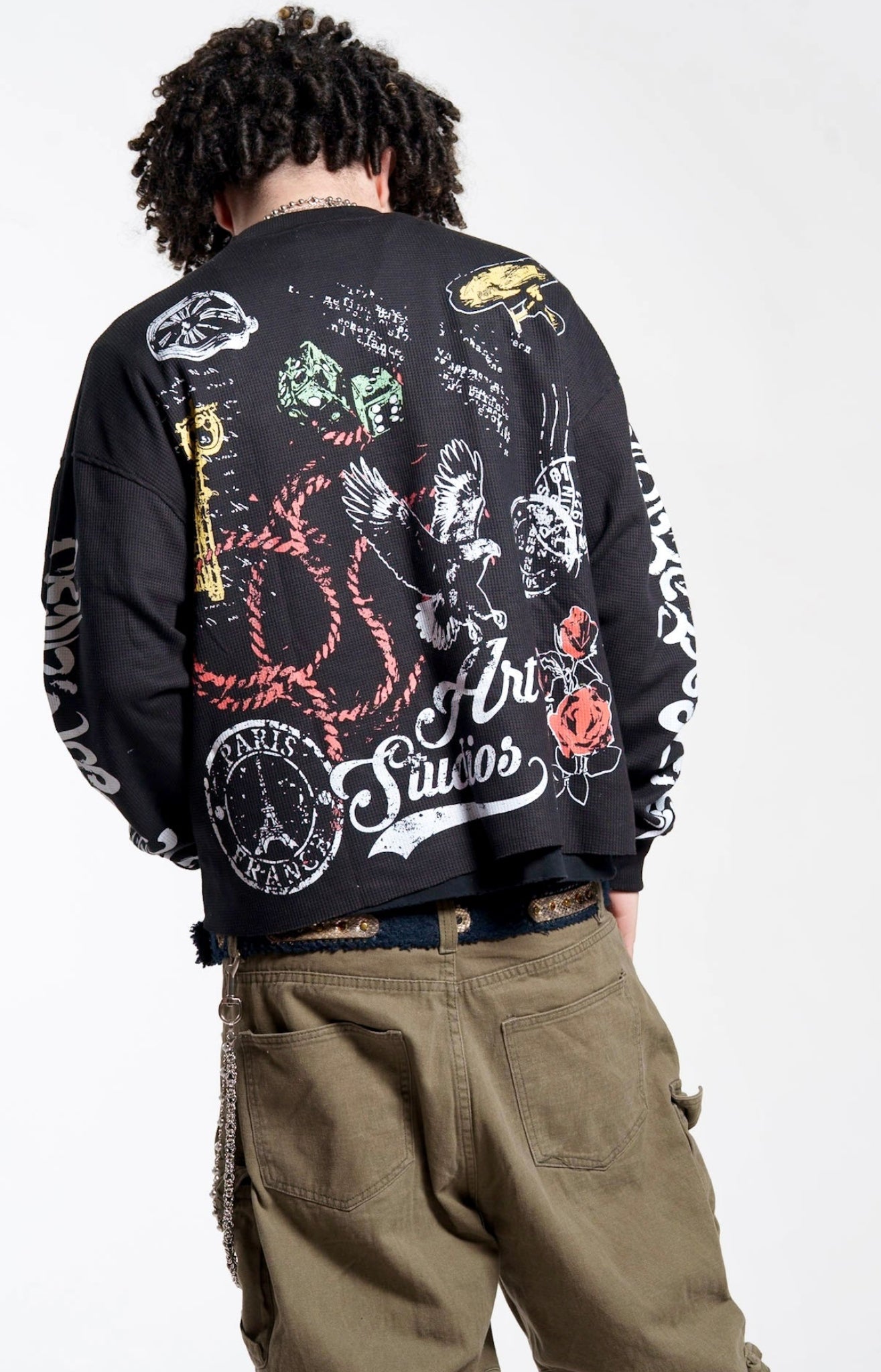 Black Graphic Art Thermal