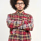 Red Gemstone Flannel