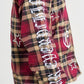 Red Gemstone Flannel
