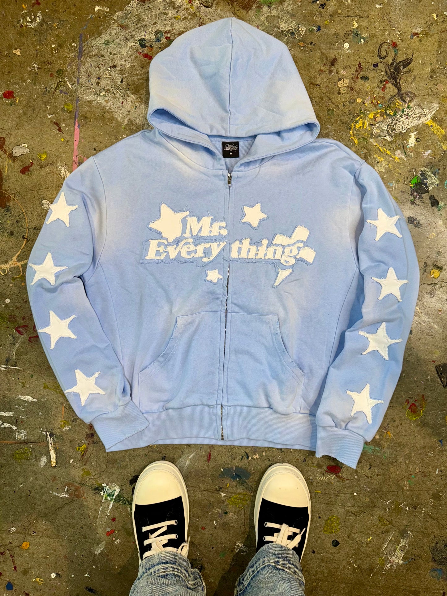Sky Blue Pop Star Hoodie