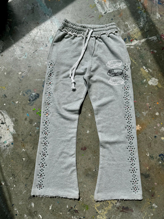 Grey Gemstone Sweats