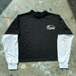 Black Thermal Sleeve Tee
