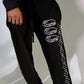 Black Gemstone Sweats